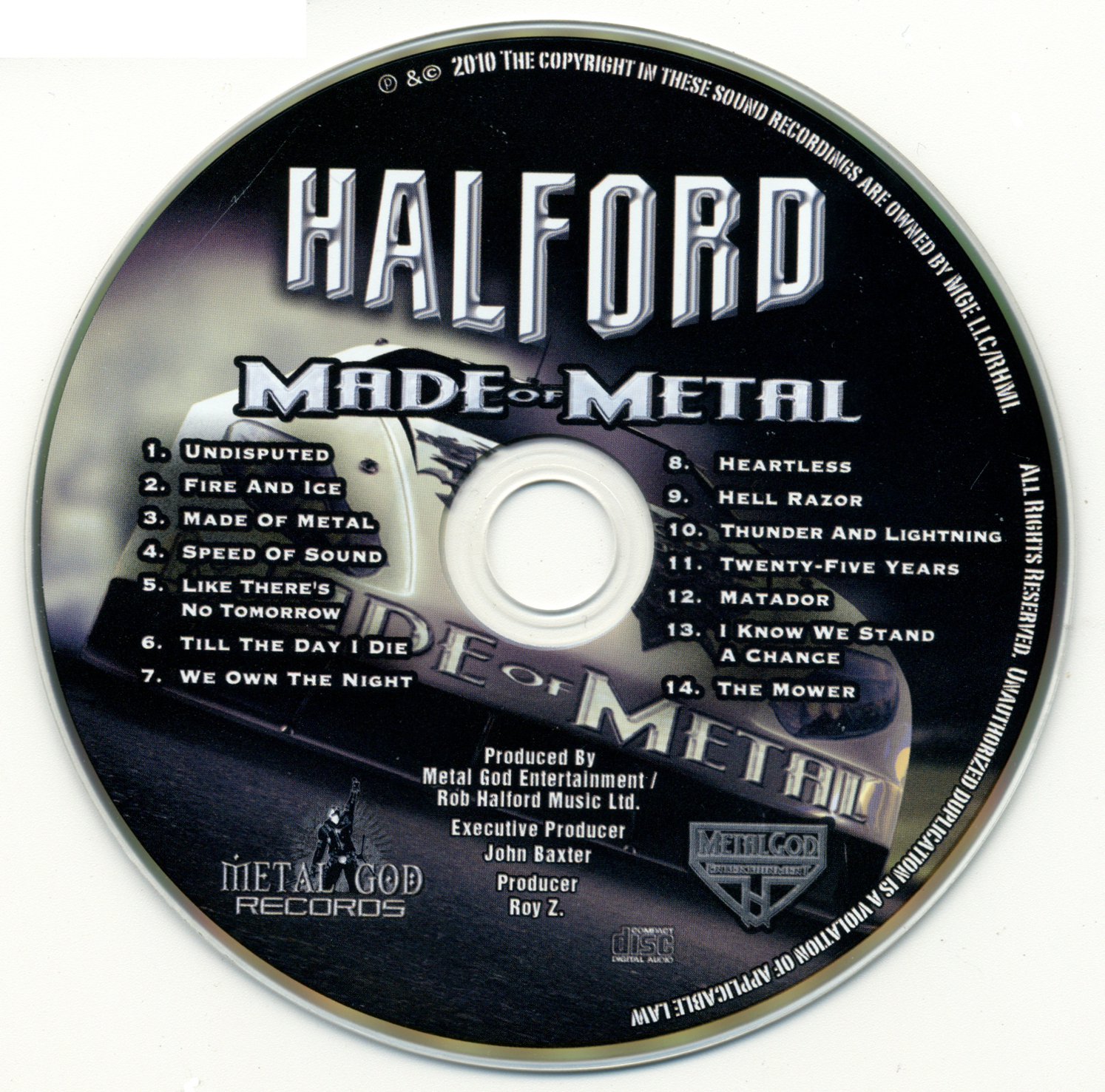 Halford IV Made of Metal CD Judas Priest