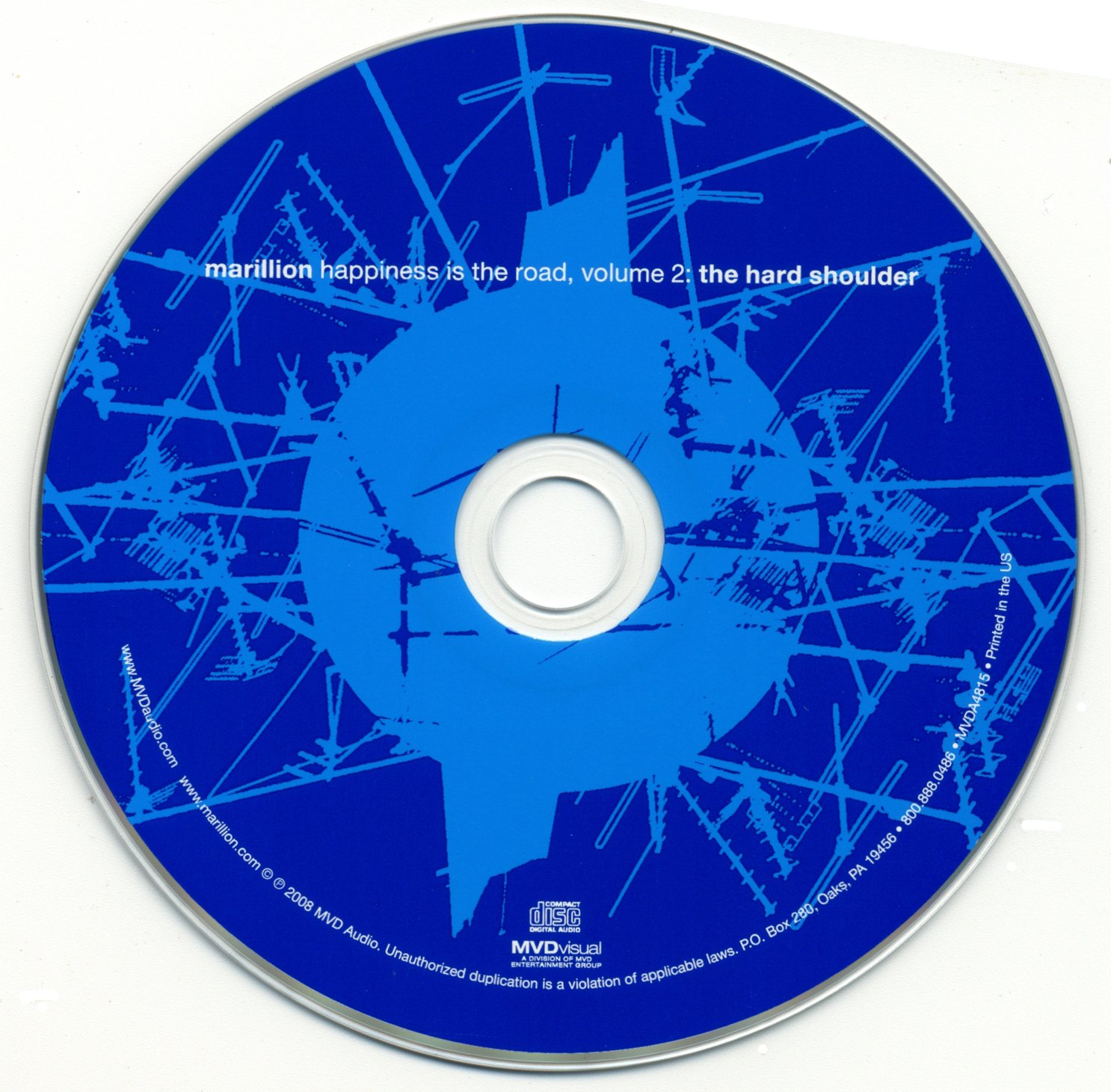 Marillion Happiness is the Road, Volume 2 The Hard Shoulder CD