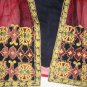 indian vintage wedding lengha brown red black