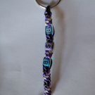 Circle key chain with beads