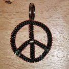 Peace sign key chain