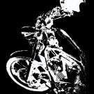 Independent Rider Bumper Sticker, Motorcycle Image #1 (Large)