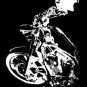 Independent Rider Bumper Sticker, Motorcycle Image #1 (Large)