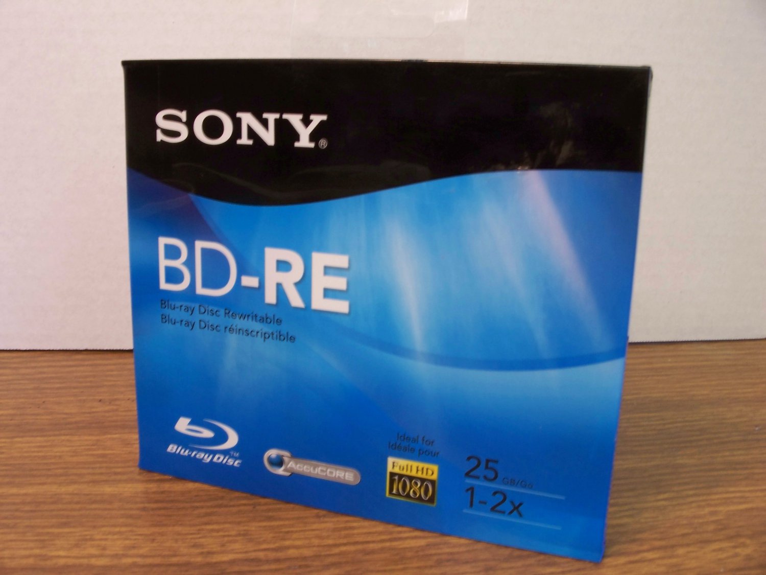 Sony BDRE BluRay Rewritable Disc (BNE25RH) 25GB 12x Full HD 1080 *NEW*