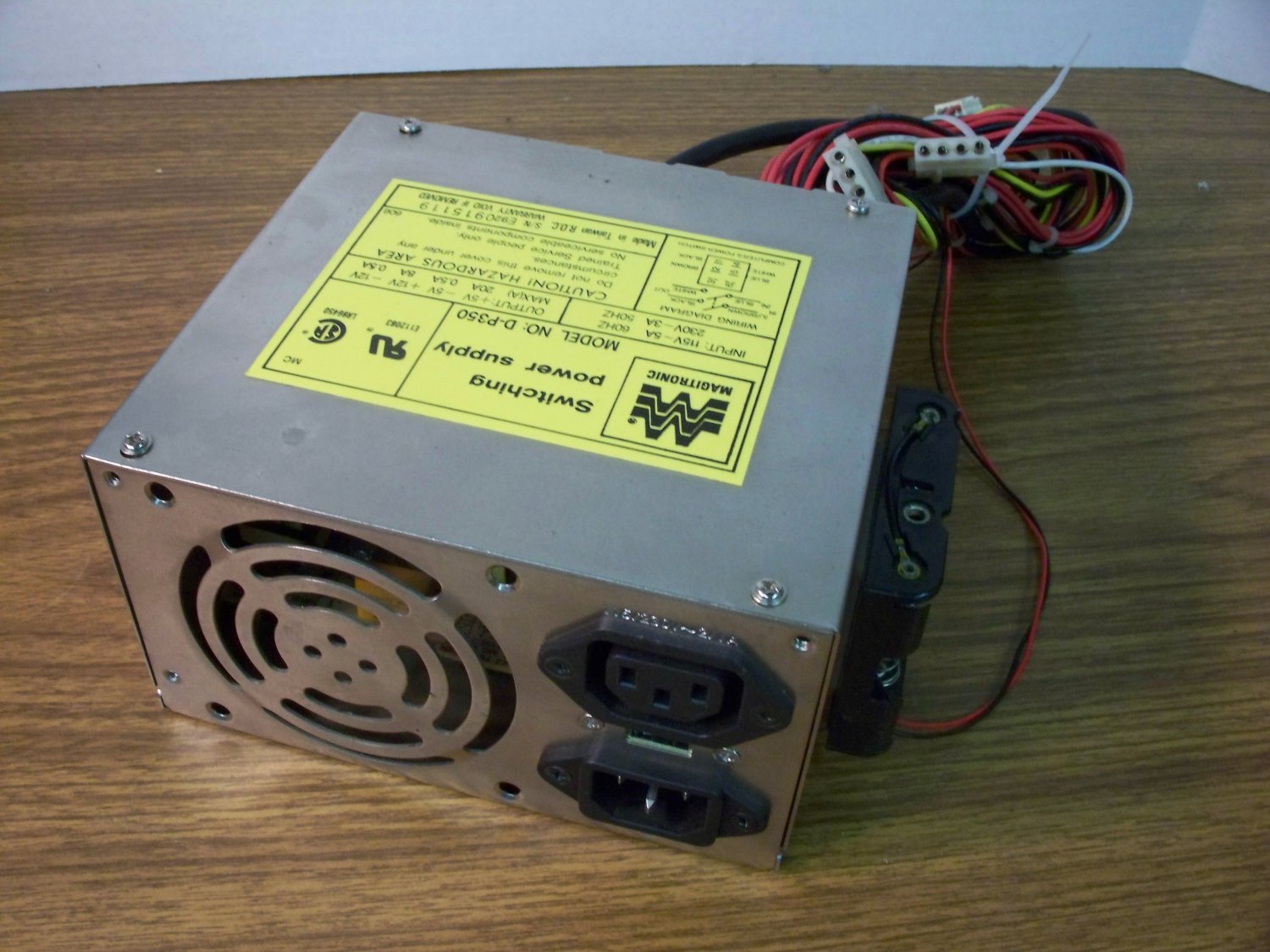 Details about   D-P350 Magitronic AT Power Supply 200W TESTED AS GOOD,WITH .25IN DISCONNECTS 