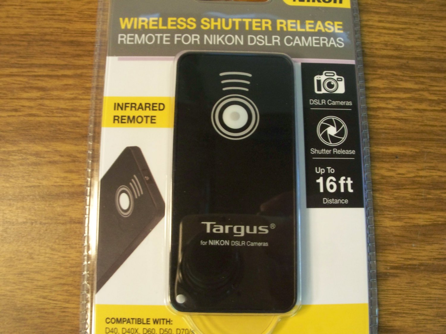 Targus Wireless Shutter Release Remote For Nikon DSLR Cameras (TGNI200