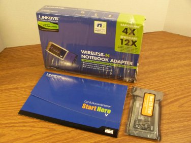 Linksys Wireless N Notebook Cardbus Adapter (WPC300N) *NIB*