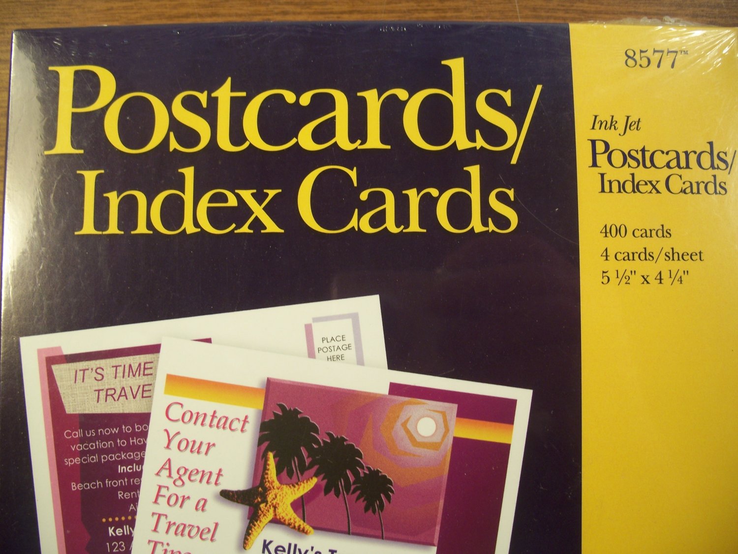 Avery White 400 Count 51/2" X 41/4" Postcards/Index Cards (8577) *NEW*