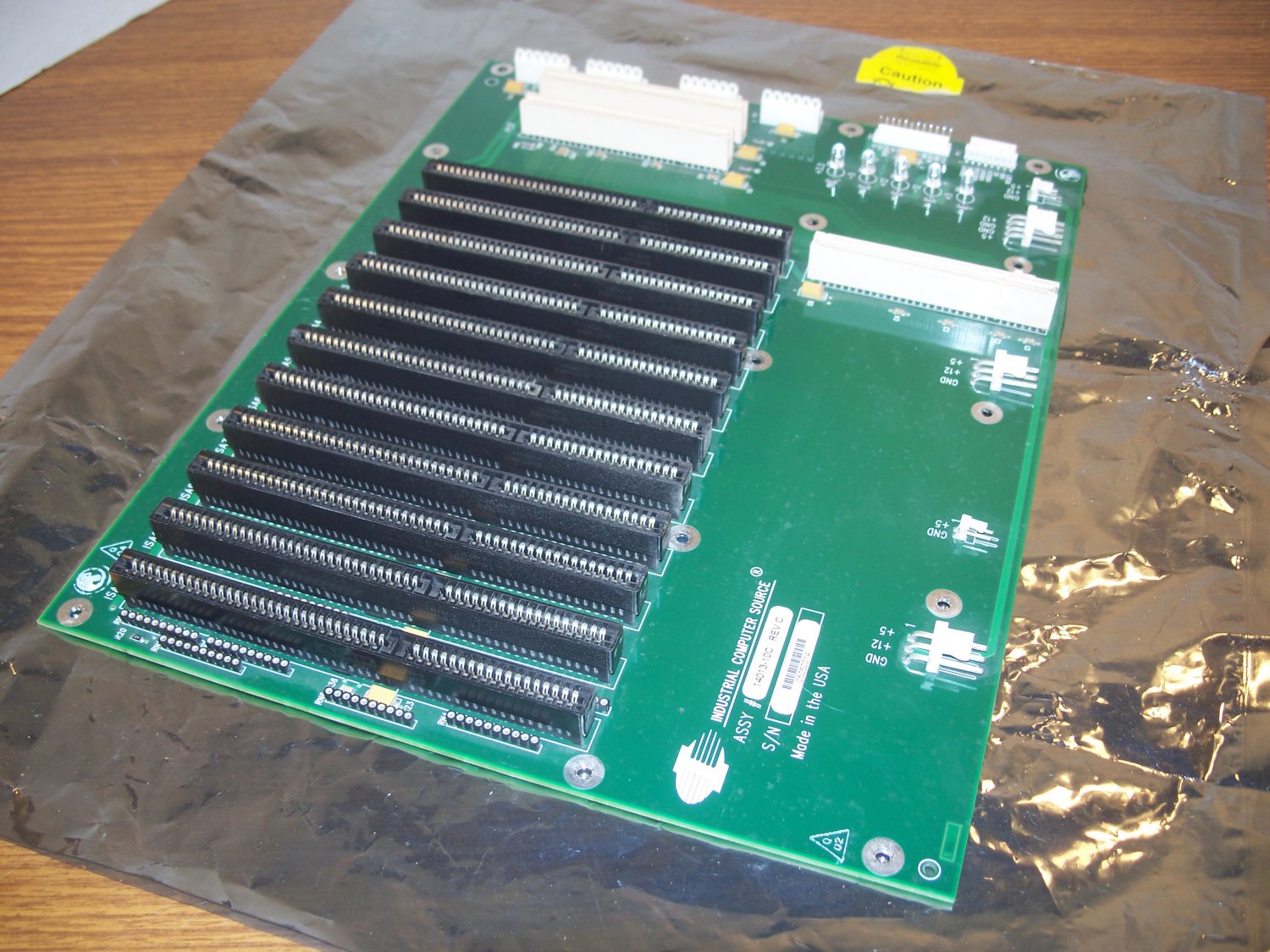 Industrial Computer Source 10-Slot ISA/2-Slot PCI/1-Slot CPU Backplane REV C (14013-10C) *USED*