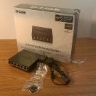 D-Link 5-Port 10/100 Fast Ethernet Switch (DES-105) *NIB*