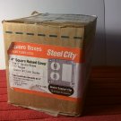 Steel City Box of 10 1-Gang 4" Square 1/2" Raised Metal Covers GFCI & Duplex (RS19-10R) *NIB*
