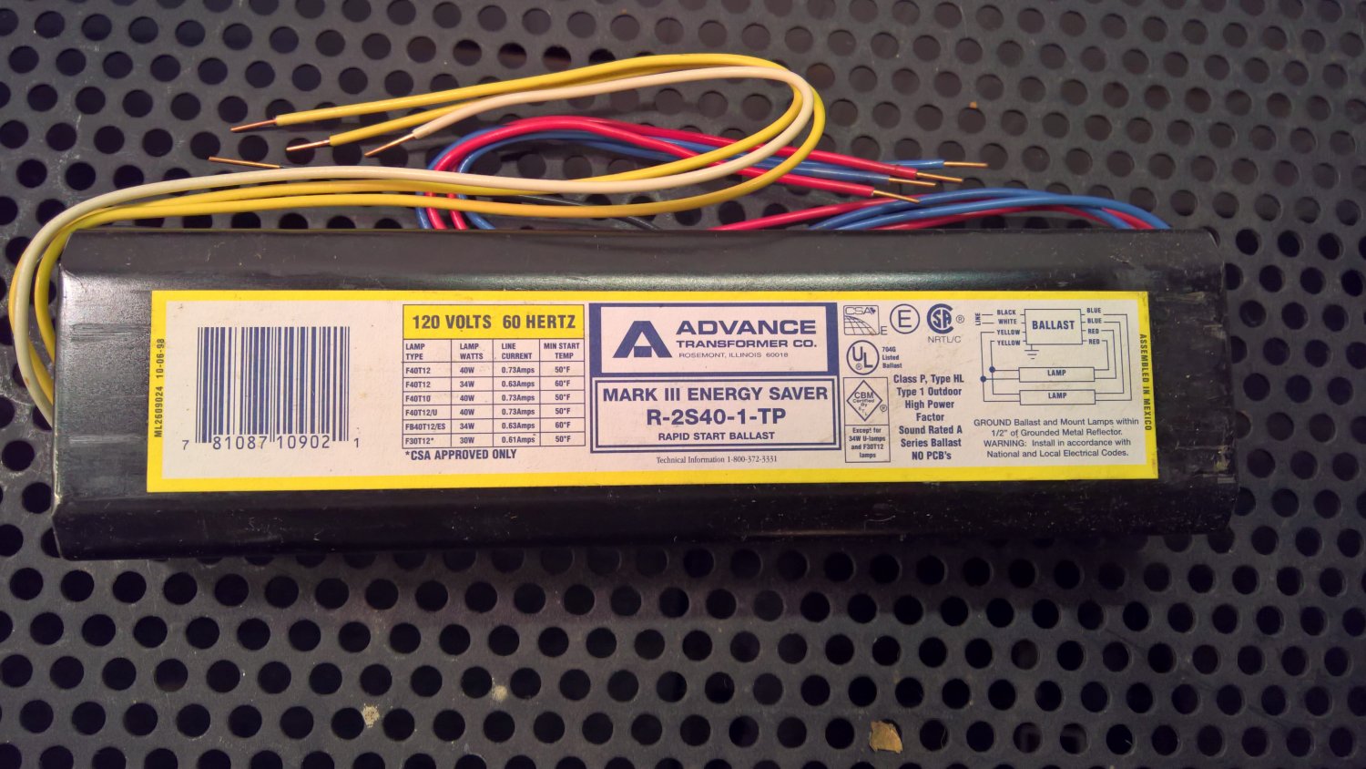 Rapid Start Ballast Pcb