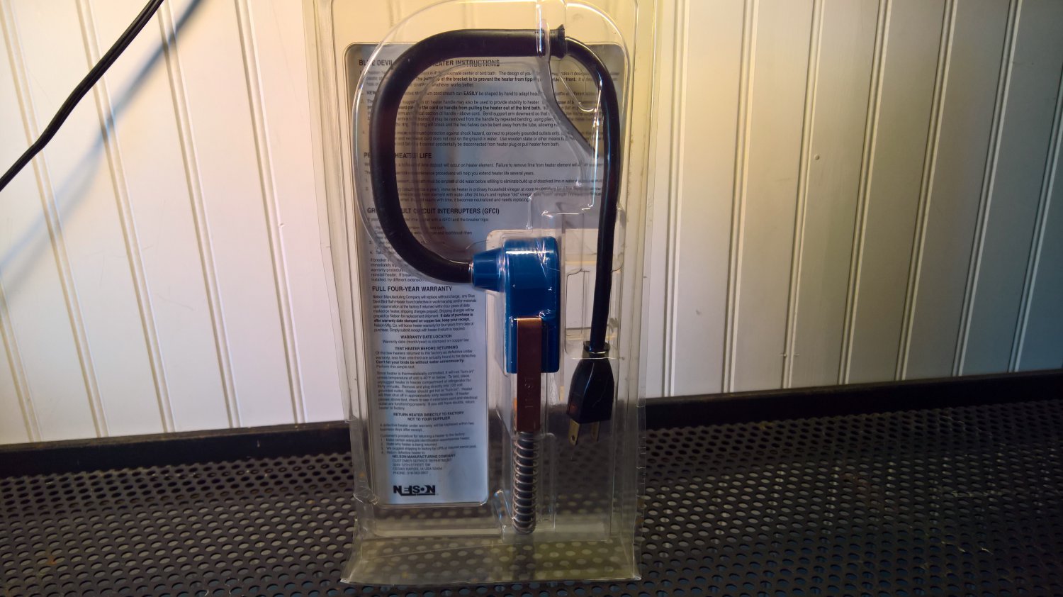 Nelson Blue Devil Bird Bath Heater (30204) 200Watt 120Volt *NEW*