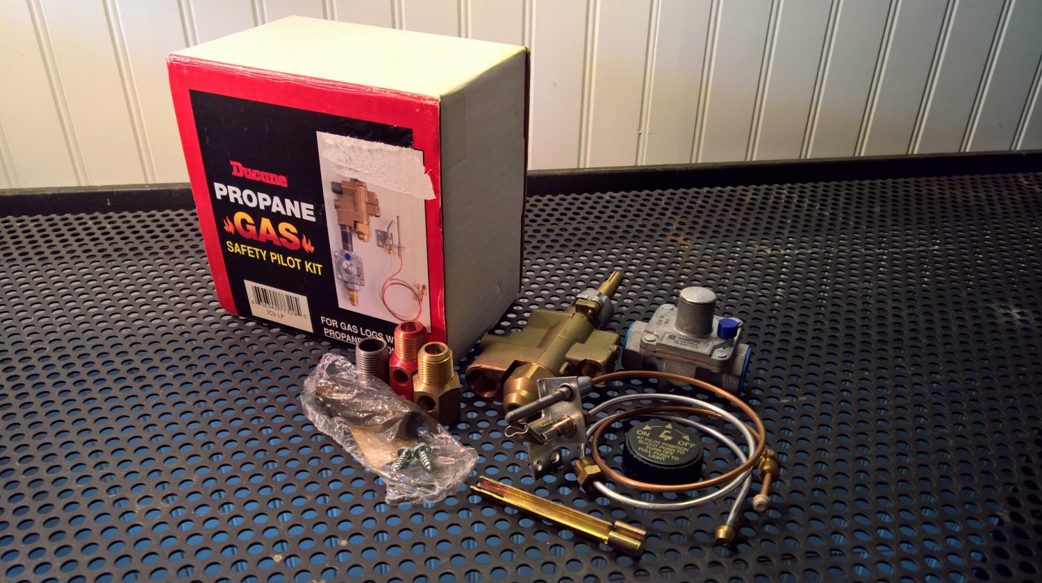 Ducane Propane Gas Safety Pilot Kit For Gas Logs (ICVLP) *NIB*