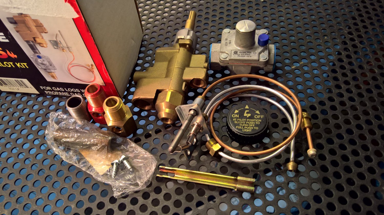 Ducane Propane Gas Safety Pilot Kit For Gas Logs (ICVLP) *NIB*