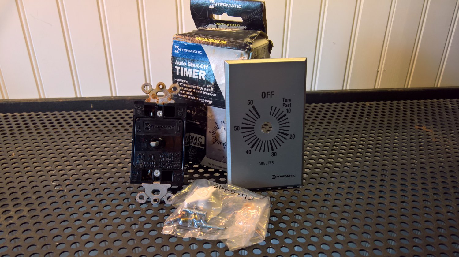 Intermatic SPST 60Min Auto ShutOff Timer Switch (FF60MC) 10Amp 277Volt