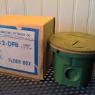 Lew Electric Fittings 1/2" - 3/4" Brass Floor Box (812-DFB) *NIB*