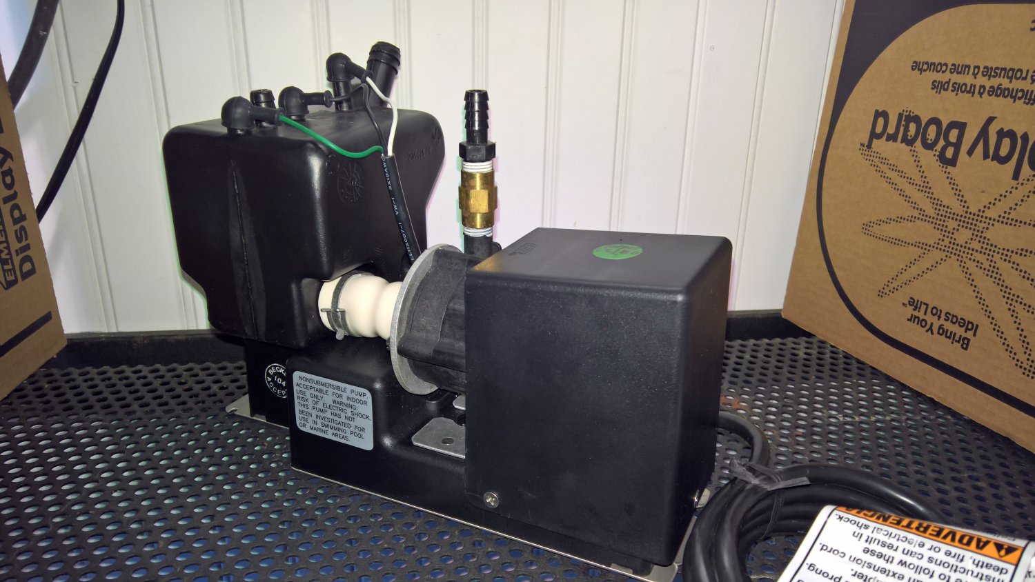 Whirlpool 1901 Ice Maker Drain Pump (2208534) Rev J (DMD400AWP) 120Volt