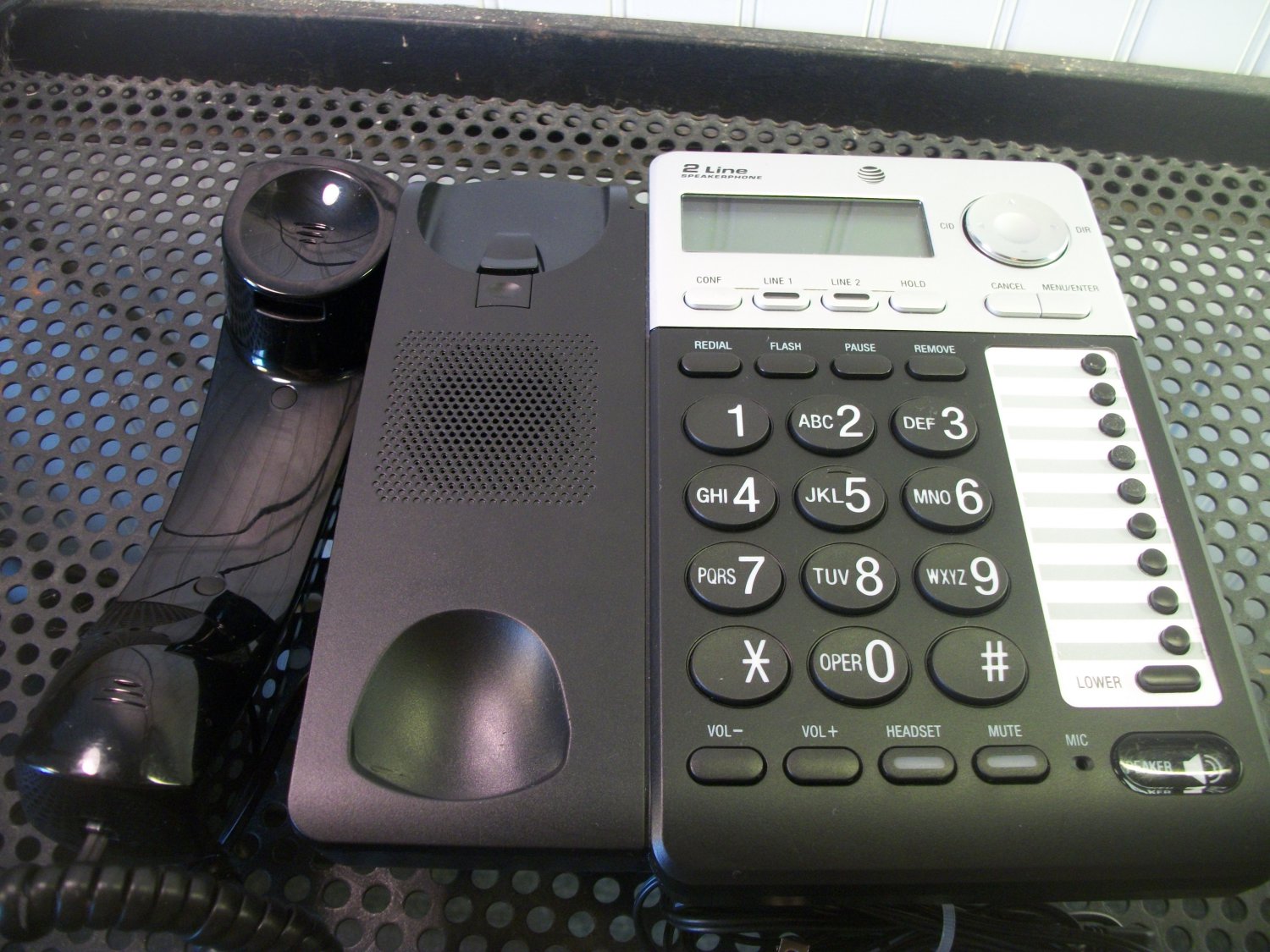 AT&T 2Line Digital Corded Speakerphone Telephone (ML17929) *USED*