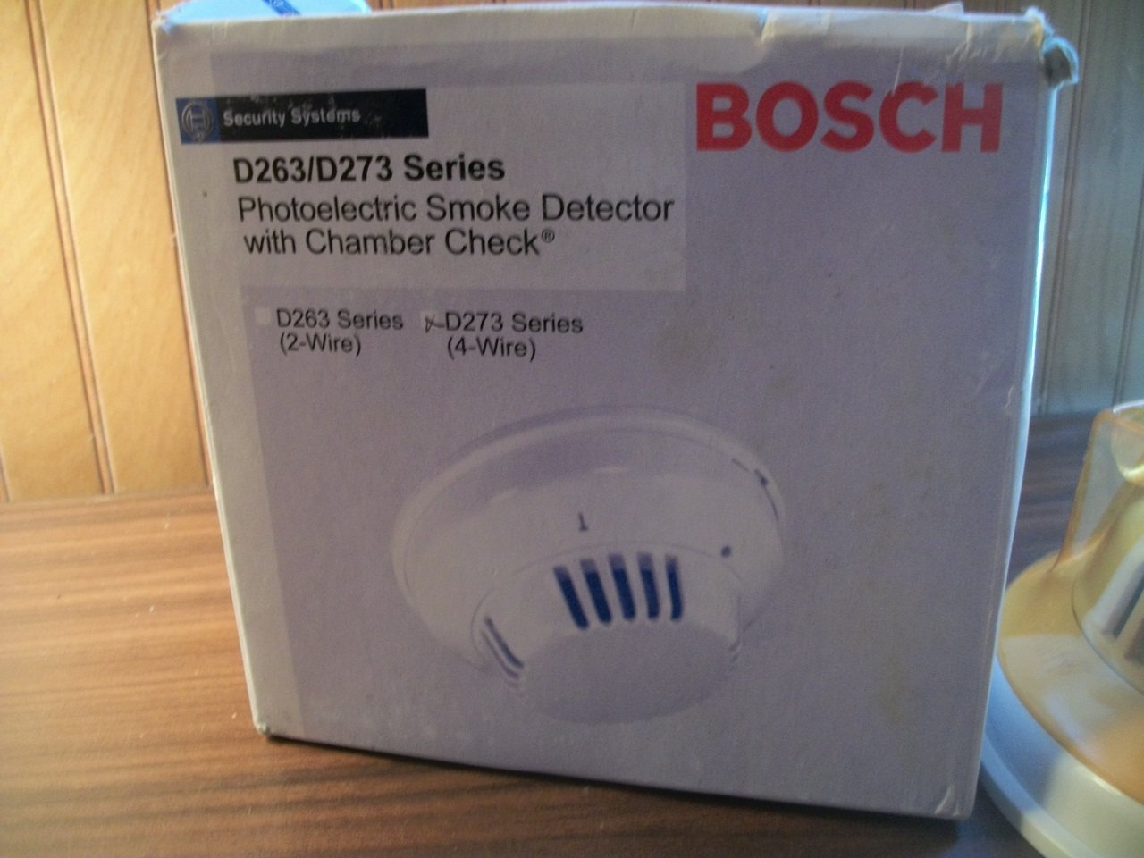 Bosch Photoelectric Smoke Detector W Chamber Check D273 12 24volt