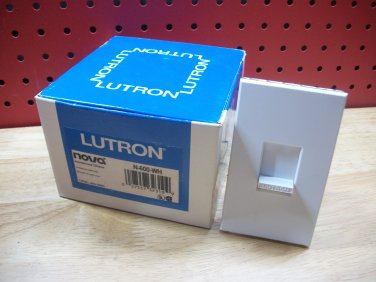 Lutron Nova White Incandescent Dimmer Switch (N-600-WH) 120Volt 600Watt NIB