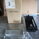 Satco Nuvo 7W X 17H X 4-1/2Ext Matte Black Clear Bev Glass Medium Wall Lantern (60-7544) 60Watt NIB