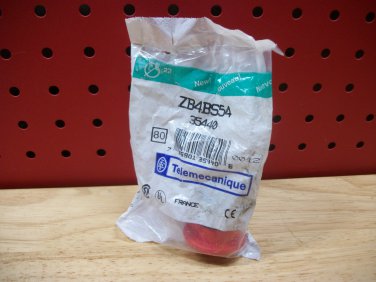 Telemecanique Red Turn Release Latching Mushroom Pushbutton (ZB4BS54) NEW