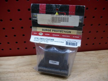 Ditek Surge Protection 2-Pair 24Volt Modular Alarm Panel Protector & Base (DTK-2MHLP24FWB) NEW