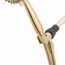 Delta Polished Brass,5 Spray Hand Held Shower Head,6' Hose,Rub Clean Nozzle