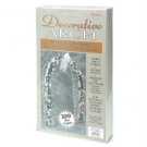 White Wedding Anniversary Prom Lighted Decoration Indoor Outdoor Arch 8 Foot