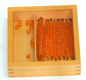 Montessori Bead Bars for Ten Board with Box