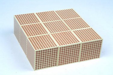 Montessori 9 Wooden Thousand Cubes