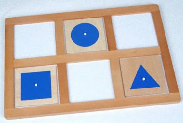 Montessori Geometric Demonstration Tray