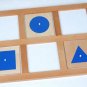 Montessori Geometric Demonstration Tray