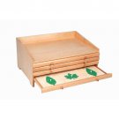 Montessori Botany Leaf Cabinet with 24 Insets