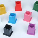 Montessori Set of 11 Colored Pencil Holders