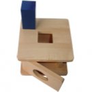 Montessori Imbucare Box with Cube