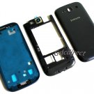 OEM Samsung Galaxy S3 SIII i9300 Complete Full Housing Cover Frame Chassis Case Pebble Blue