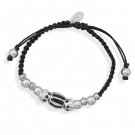 Multibead Adjustable Macrame Bracelet