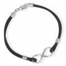 7.25" Double Strand Cord Infinity Bracelet