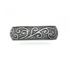 Oxidized Silver Toe Ring
