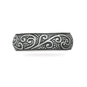 Oxidized Silver Toe Ring
