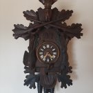 Antique Black Forest Hunter Cuckoo Clock 1910's