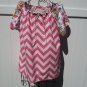 Chevron Top Pink (1X-3X)
