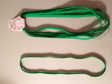 Green Elastic Headbands