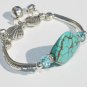 METAL BRACELET FROM CHINA teal metal charm bracelet jewelry jewelery jewellery