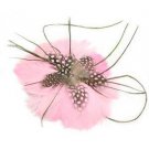 Pink Feather Clip