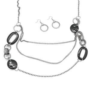 Black Necklace Set