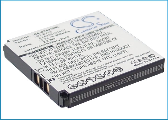 BATTERY ALCATEL B-U81 CAB2001010C1 OT-BY25 FOR OT-S210 OT-S211 OT-S211C OT-S215 OT-S218 OT-V212