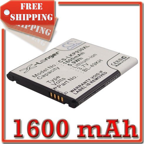 Batterie LG BL-49PH D'origine – 1700mAh – Pour Optimus LTE TAG F120S/F120K/F120L